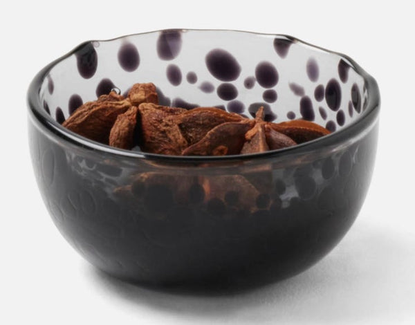 Andrew Mini Glass Bowl | Leopard