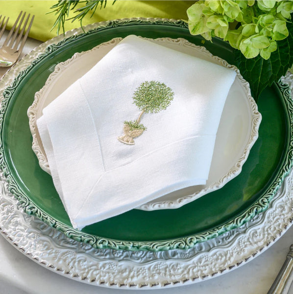 Herb Topiary  Large Napkin