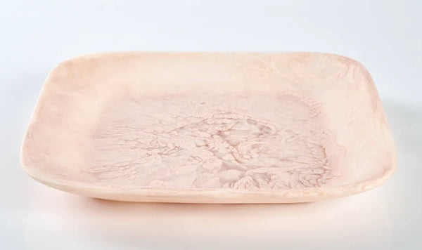 Square Tray Large | Blush Swirl