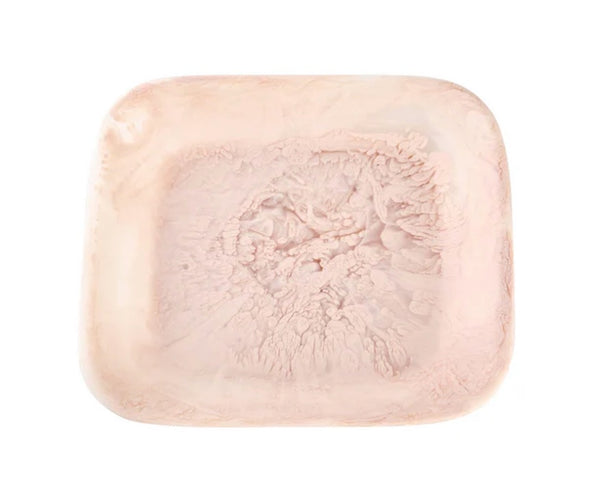 Square Tray Medium | Blush Swirl