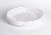 Round Platter Small | White Swirl