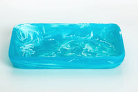 Rectangular Tray Small | Aqua Swirl