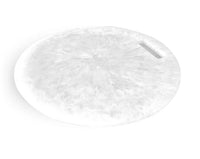 Round Chopping Board | White Swirl