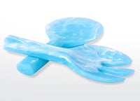 Short Handle Servers | Aqua Swirl