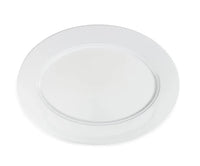 Diamond Melamine Oval Platter | White