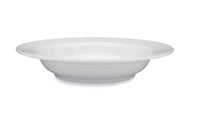 Diamond Melamine Round Pasta Bowl | White