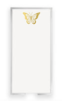 Buck Gold Foil Butterfly Notepad