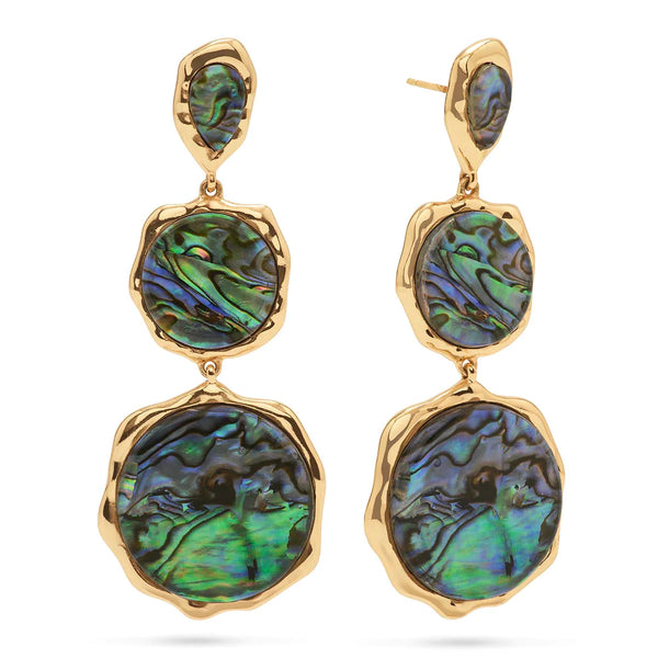 Aurora Triple Drop Earrings