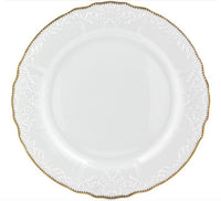 Simply Anna Dinner Plate | Gold Rim