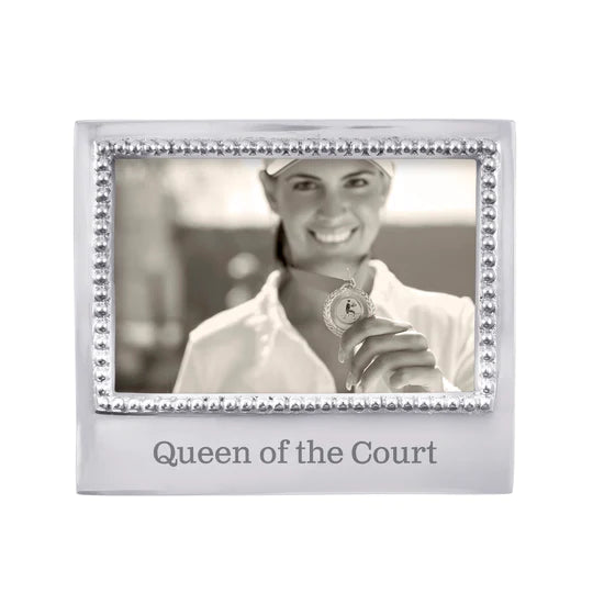 Queen Of The Court 4x6 Beaded Frame