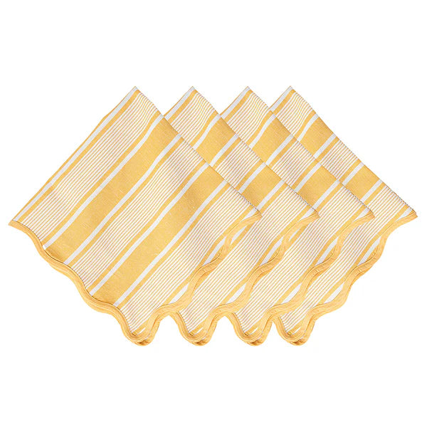 Cabana Stripe Napkin  | Sunshine