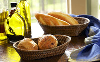Rattan Oval Bread Basket
