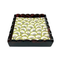 Scalloped Tortoise Napkin Box