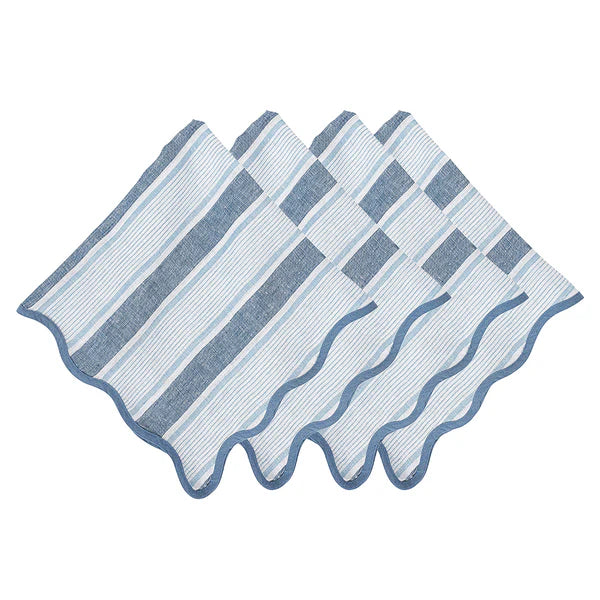 Cabana Stripe Napkin  | Ocean