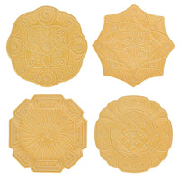 Jardins Du Monde Dessert/Salad Plate Assorted Set /4 | Daffodil