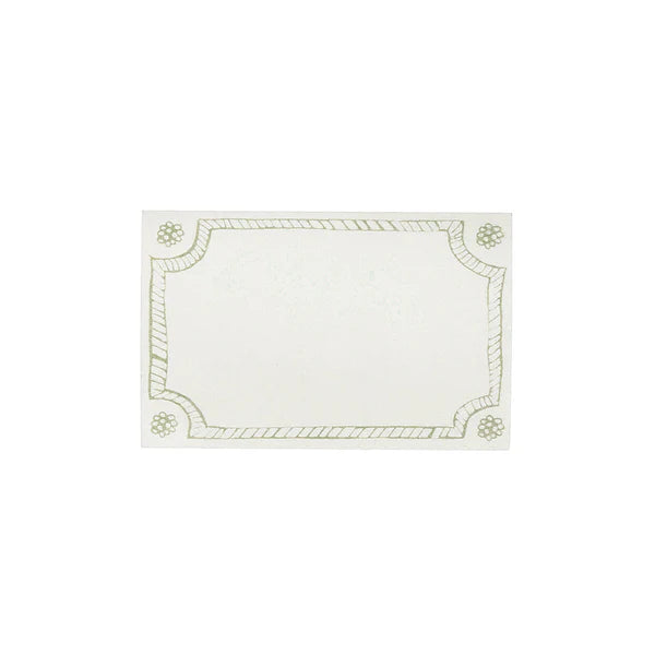 Berry & Thread Place Card Set/12 | Basil