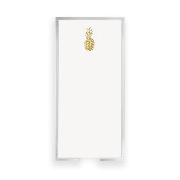 Buck Gold Foil Pineapple Notepad