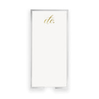 Buck Gold Foil Etc. Notepad