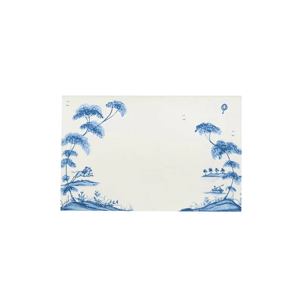 Country Estate Place Card Set/12 | Delft Blue
