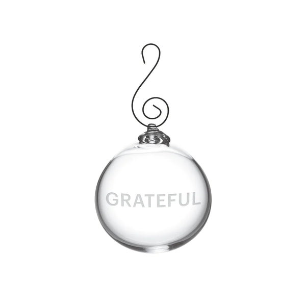 Grateful Round Ornament