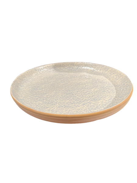 Small Pedestal Cake Stand | Crackle Opal