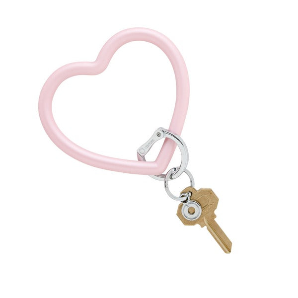 HEART KEY CHAIN - PEARLIZED