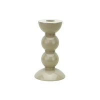 Cappuccino Bobbin Candle Stick - 14 cm