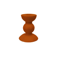 Orange Bobbin Candle Stick - 10 cm