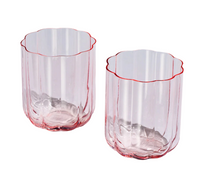 Wave Tumblers Pink | Set of 2