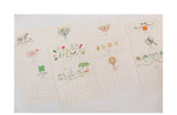 2026 Classic Desk Calendar w/Gold Easel