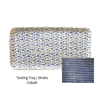 Tasting Tray | Strata Cobalt