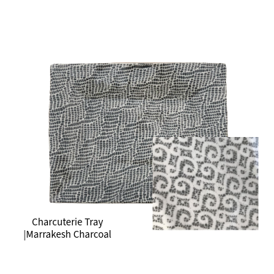 Charcuterie Tray |Marrakesh Charcoal