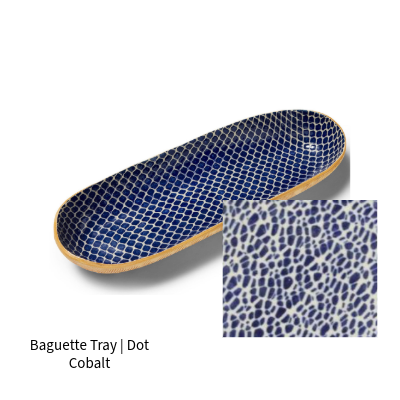 Baguette Tray | Pebble Cobalt