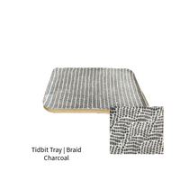 Tidbit Tray | Braid Charcoal