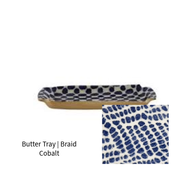 Butter Tray | Braid Cobalt