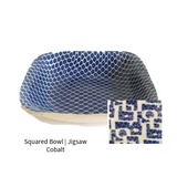 Squared Bowl | Jigsaw Cobalt