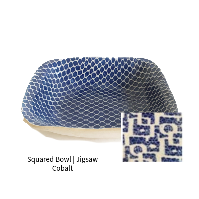 Squared Bowl | Jigsaw Cobalt