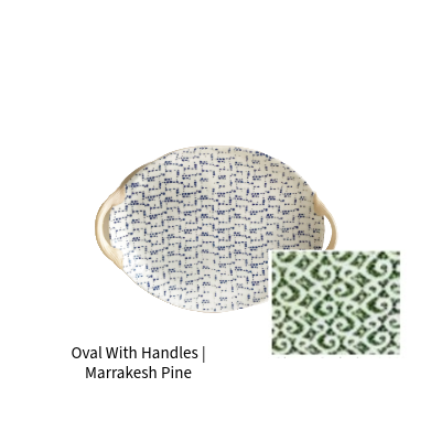 Oval With Handles |  Marrakesh Pine