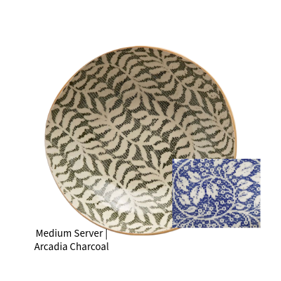 Medium Server | Arcadia Charcoal