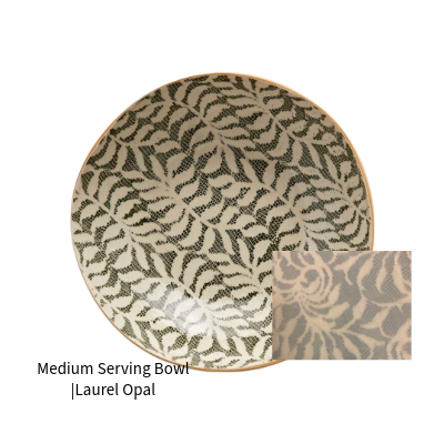 Medium Serving Bowl |Laurel Opal