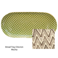 Bread Tray | Chevron Mocha