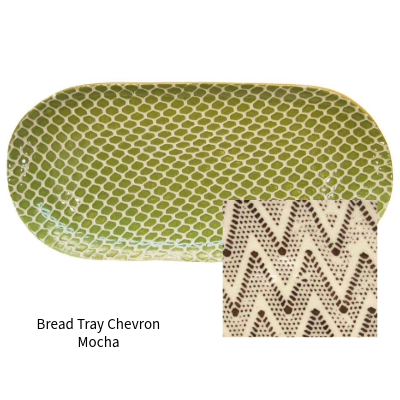 Bread Tray Chevron Mocha
