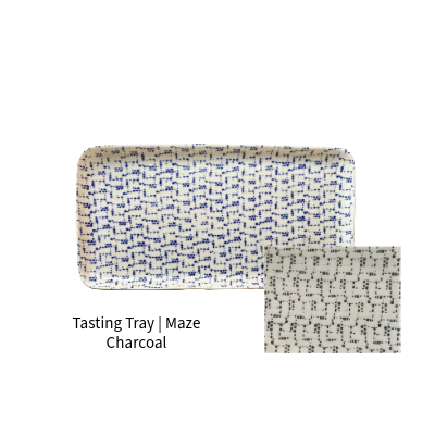 Tasting Tray | Maze Charcoal