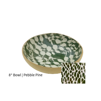 8" Bowl | Pebble Pine