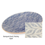 Banquet Oval | Paisley Opal