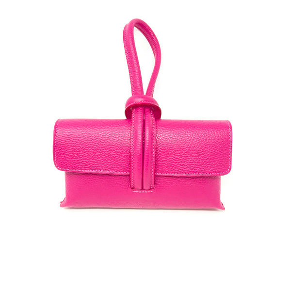Wristlet Leather Handbag