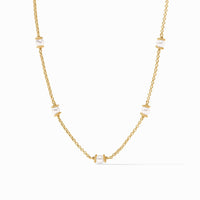 Hydra Delicate Station Necklace | Pearl