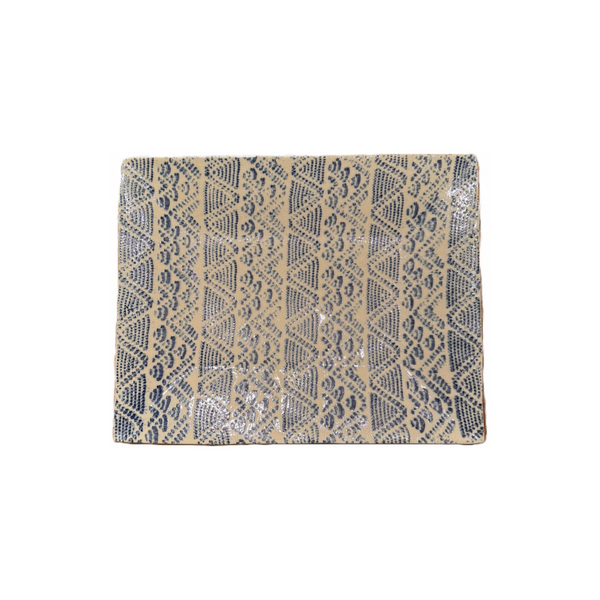 Charcuterie Tray | Batik Cobalt