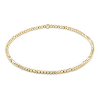 Classic gold 2mm Bead Bracelet