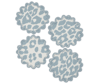 Iconic Leopard Cocktail Napkins Set of 4 | Sky